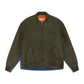 Green Split Bomber Jacket