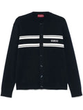 Gucci logo-intarsia cardigan