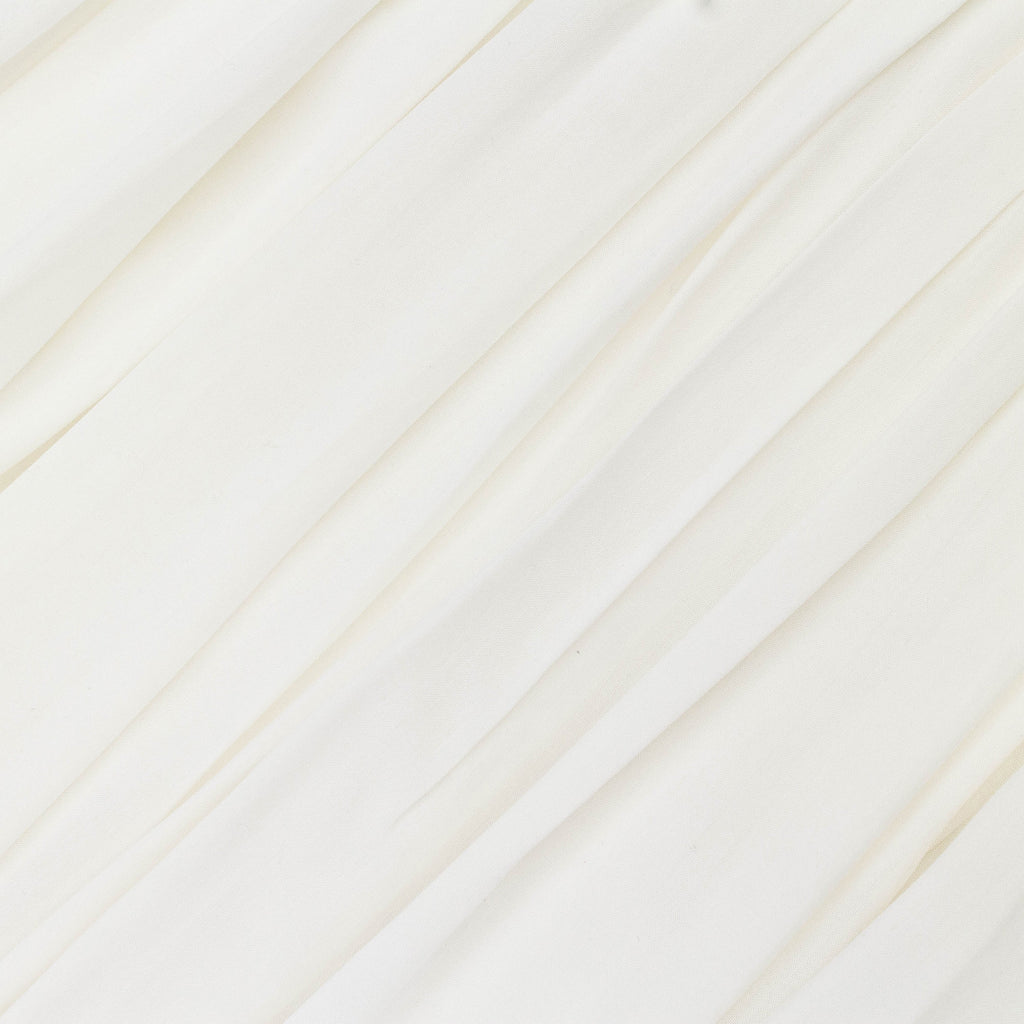 PLEATED WHITE DRESS