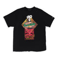 WASHED BLACK MIXED PRINTED VINTAGE T-SHIRT