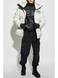 Moncler Grenoble padded polartec® zip-up jacket