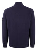 Stone Island zip-front logo-patch cardigan
