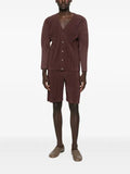 Homme Plissé Issey Miyake pleated button cardigan