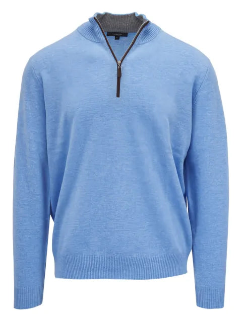 Kinross Cashmere mock-neck sweater