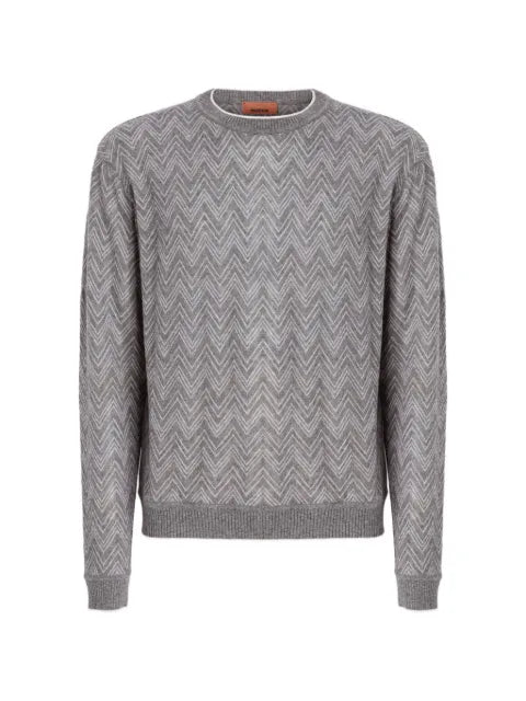Missoni zigzag-pattern crew-neck sweater