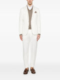 Eleventy striped single-breasted blazer