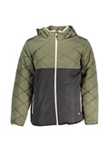 Vans colour-block diamond-quilted jacket