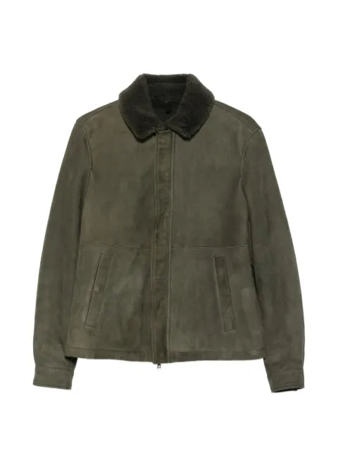 Tagliatore Stow suede jacket