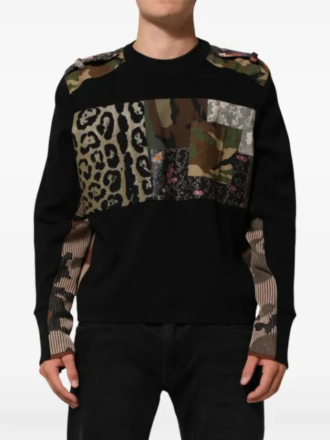 Dolce & Gabbana patchwork sweater