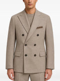 RETORI double-breasted peak-lapel blazer