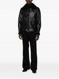 Salvatore Santoro shearling-collar leather jacket