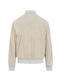 Ralph Lauren Purple Label suede bomber jacket