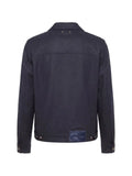 Jacob Cohën logo-patch button-up jacket