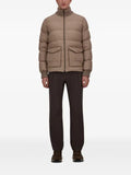Herno quilted wool-tweed bomber jacket