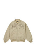 Palace floral-embroidered canvas bomber jacket