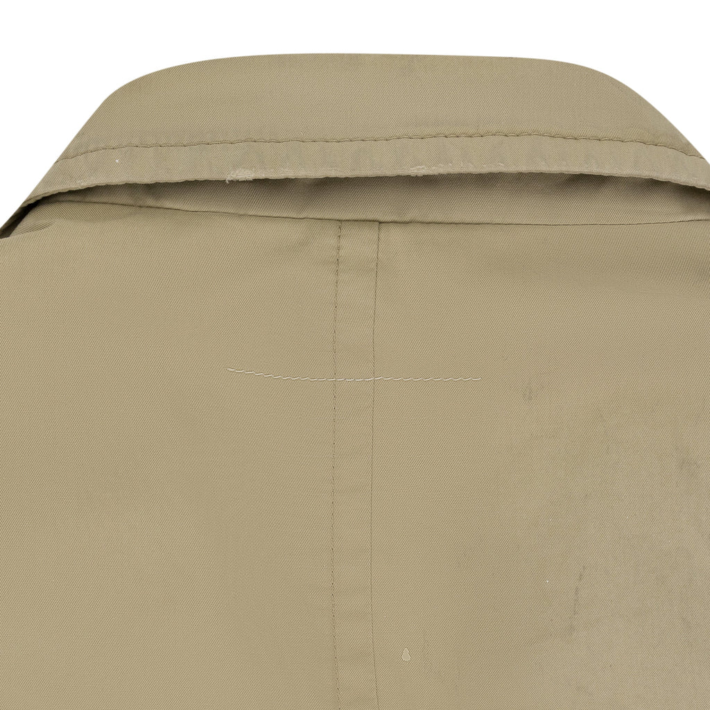 Beige Paint Splatter Trench Coat Beige