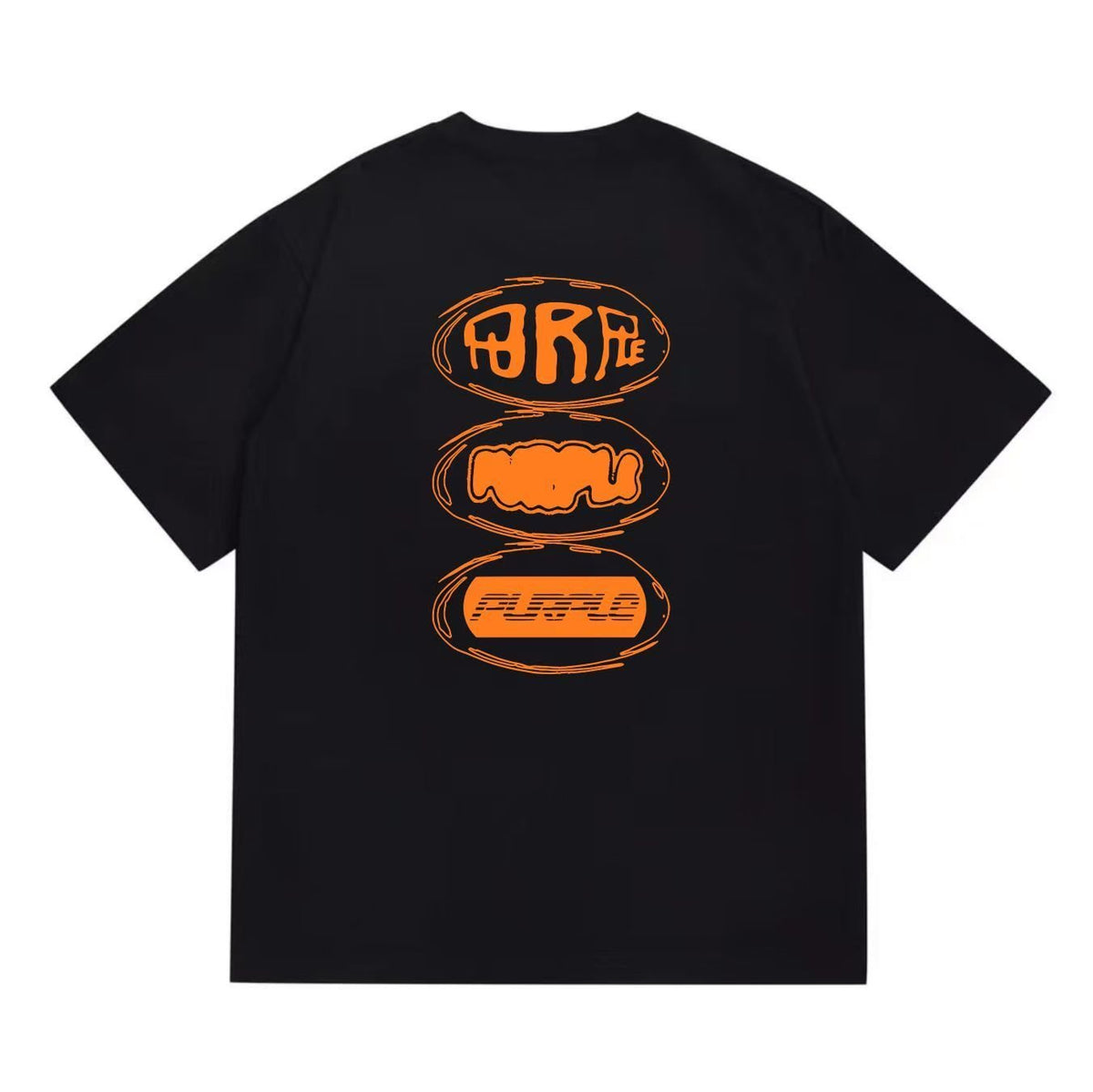 BAPE Orange Graphic Short-Sleeve T-Shirt