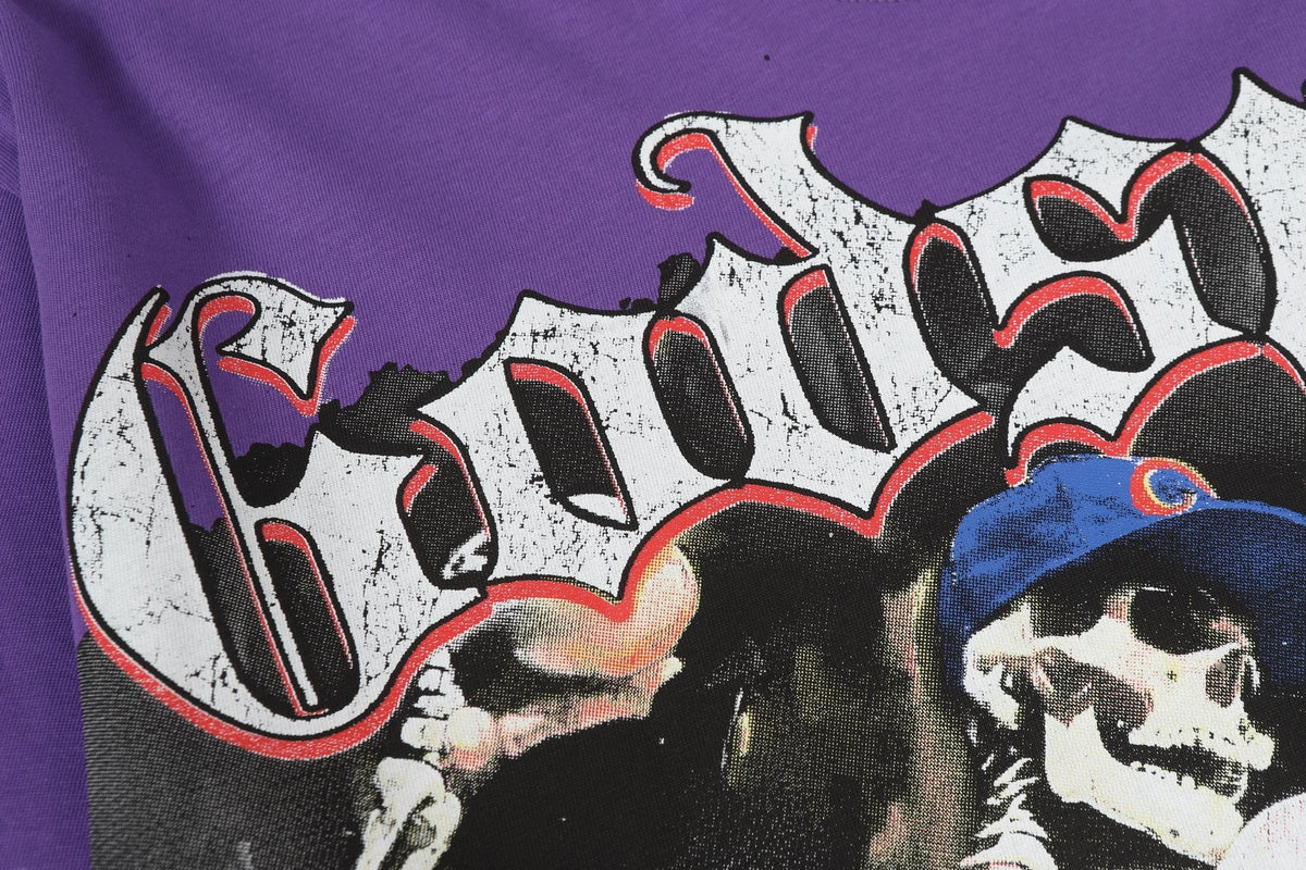 Godspeed Purple Baseball Graphic T-Shirt