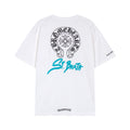 Chrome Hearts Horseshoe Floral Graphic T-Shirt