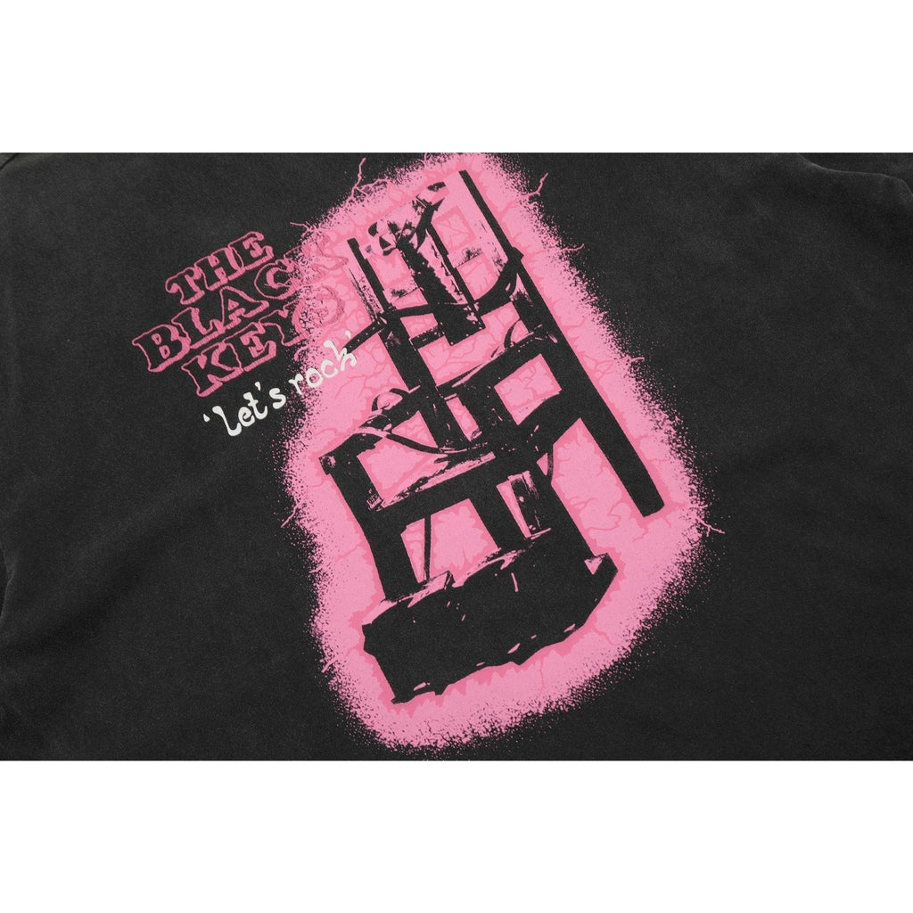 Gallery Dept T-Shirt Washed Vintage Seat Alphabet Short Sleeve T-Shirt