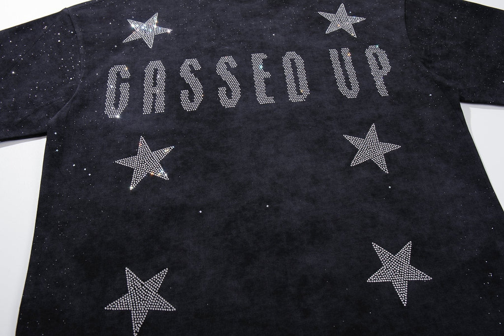 BKYS Revival Gassed Rhinestone Graphic T-Shirt